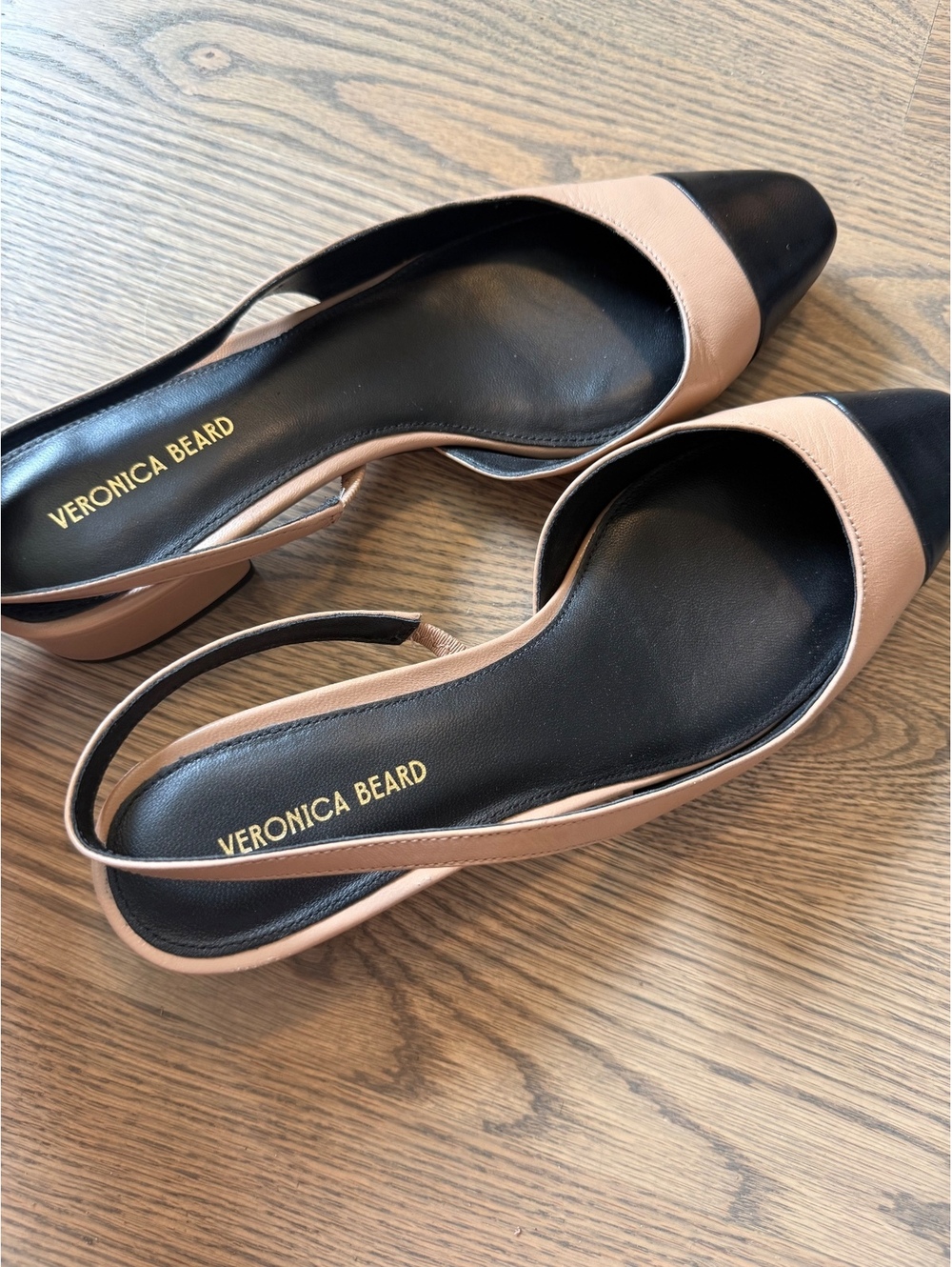 Veronica Beard Two-Tone Slingback Flats